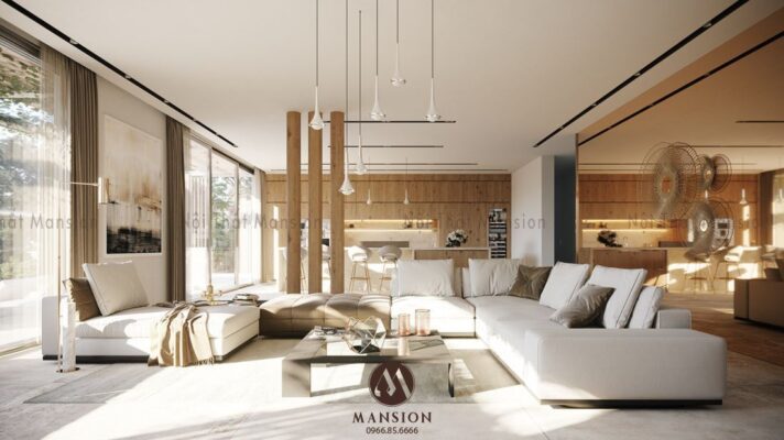 Thiết kế nội thất biệt thự liền kề phong cách Bắc Âu