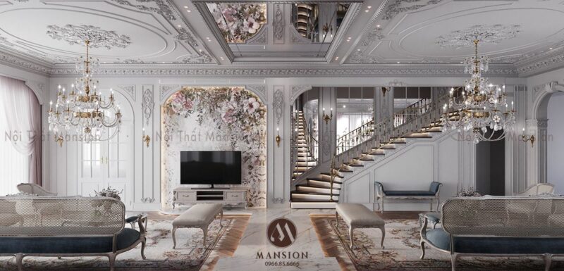 Thiết kế nội thất biệt thự cổ điển