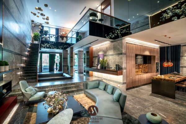 Thiết kế nội thất biệt thự Ecopark nổi bật giữa không gian xanh