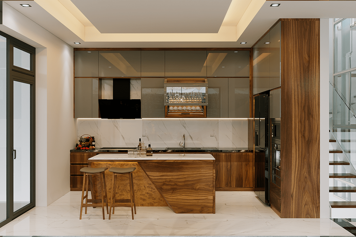 Thiết kế nội thất phòng bếp thông minh: Xu hướng & giải pháp 2026 | Mansion