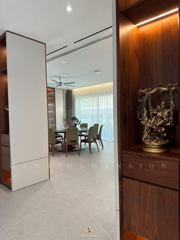 Thiết kế tủ giày gỗ óc chó cao cấp giá tốt