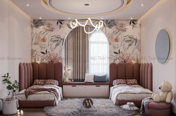 Thiết kế phòng ngủ cho bé gái không thể rời mắt