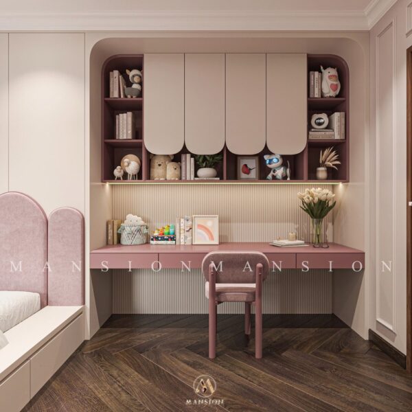 Thiết kế phòng ngủ cho bé gái không thể rời mắt