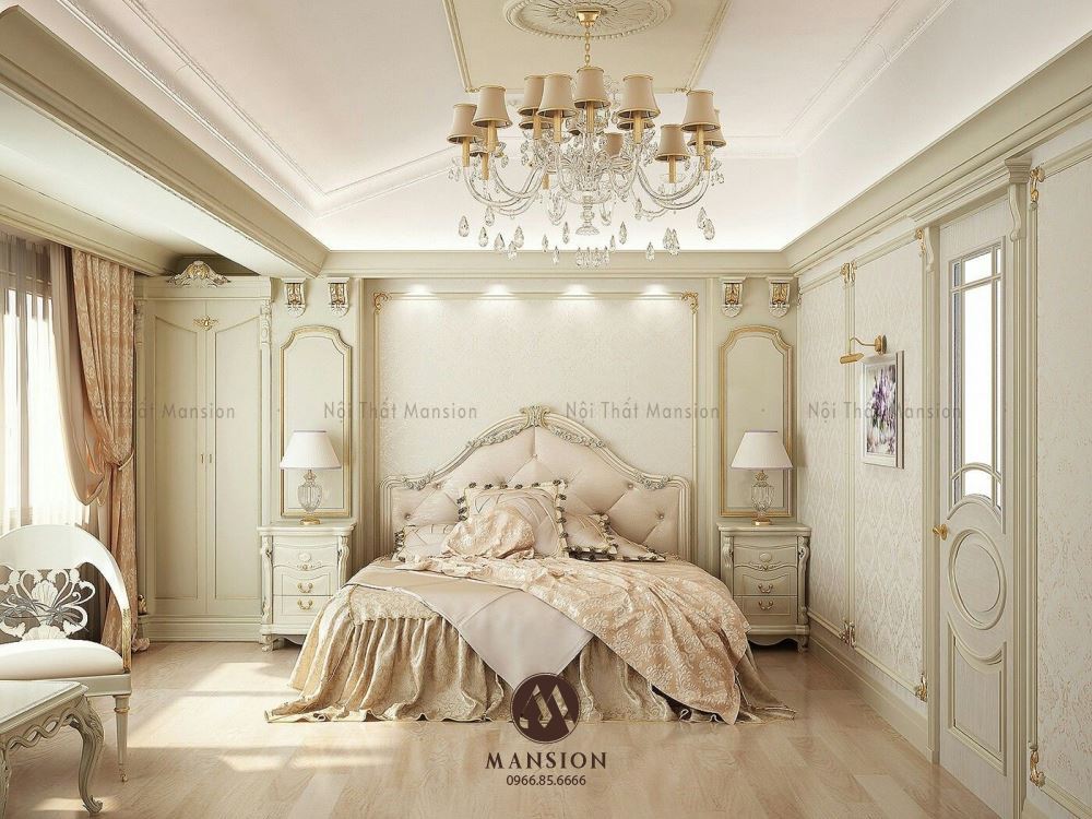 Ý tưởng phòng ngủ phong cách cổ điển đẹp