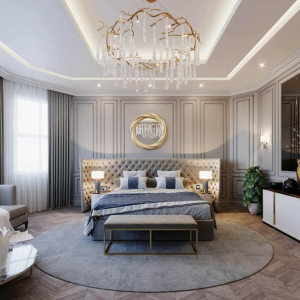 Nội thất phòng ngủ tân cổ điển gồm những gì?