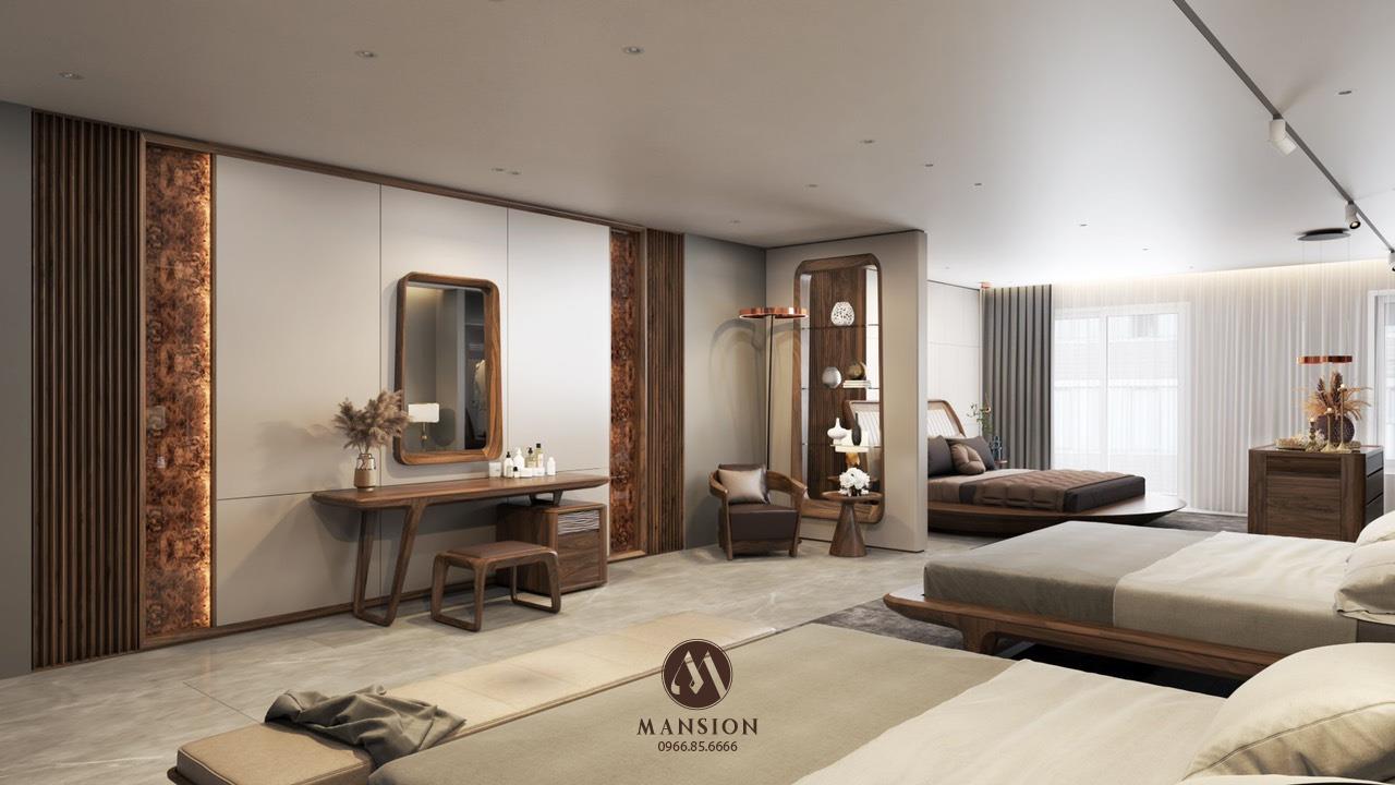 showroom nội thất gỗ óc chó Mansion