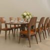 bàn ghế ăn gỗ óc chó