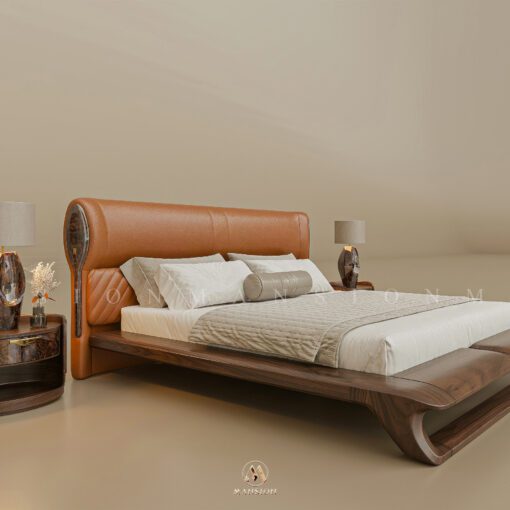 giường ngủ gỗ óc chó