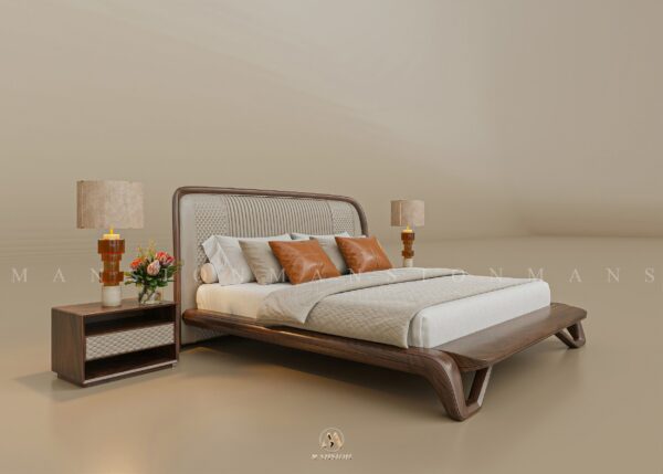 Tư vấn báo giá giường ngủ gỗ óc chó Mansion