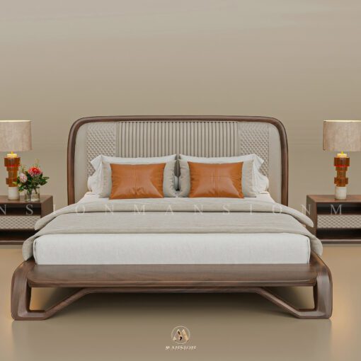 Alternative view of Giường ngủ gỗ óc chó G-M010