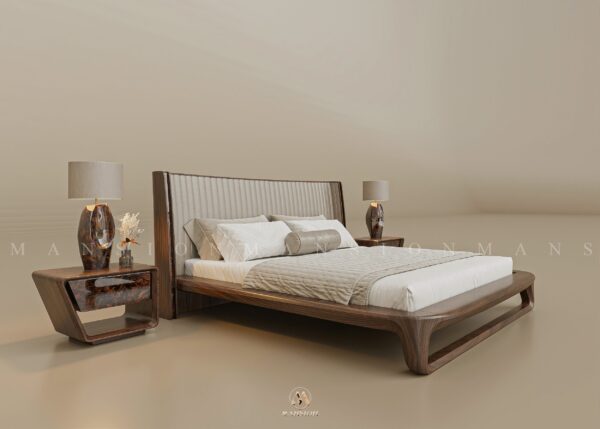 Top 10 mẫu giường gỗ óc chó đẹp, chất lượng