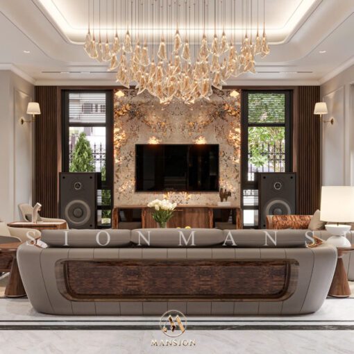 Alternative view of Sofa gỗ óc chó SF-M026