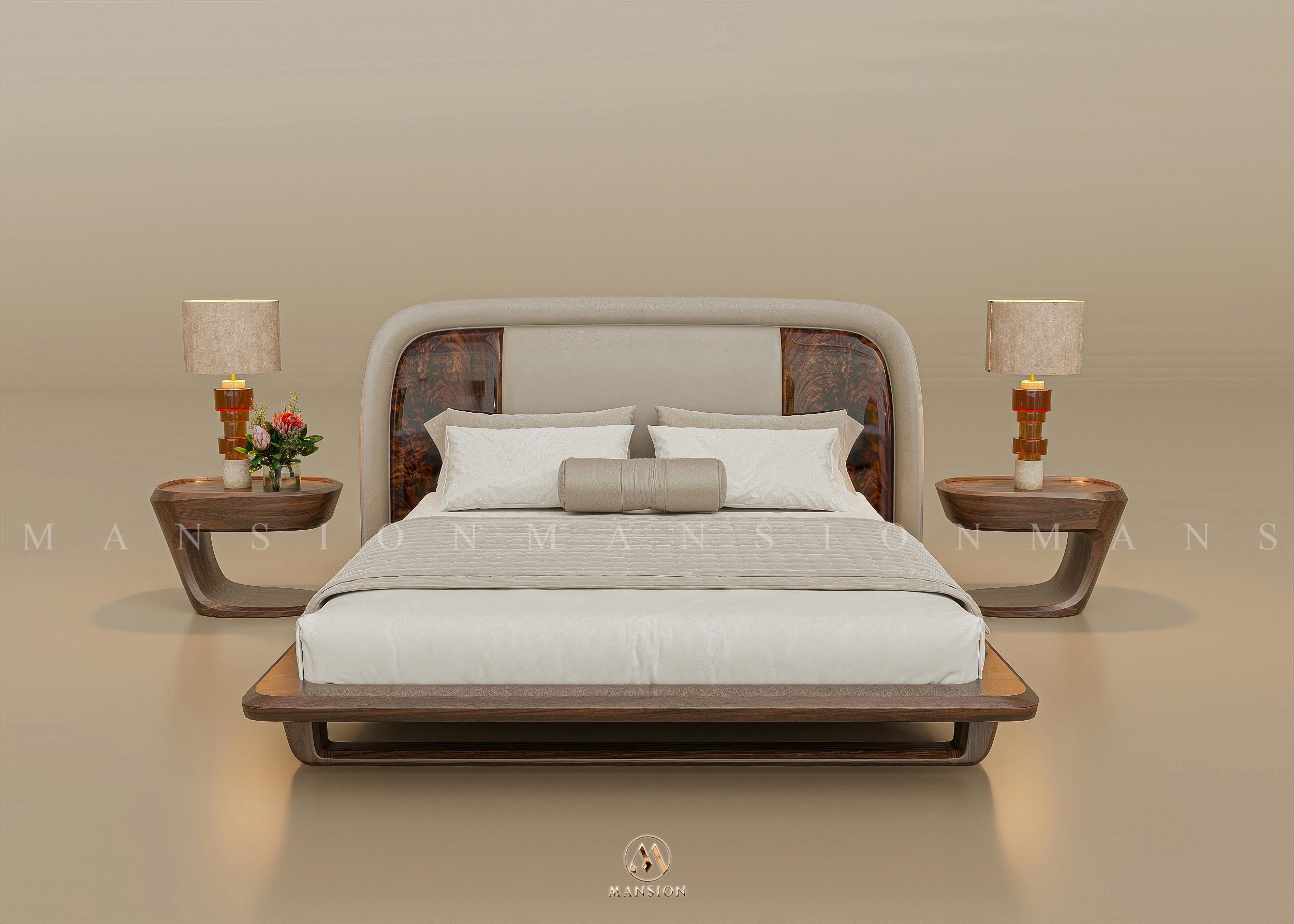 giường ngủ gỗ óc chó