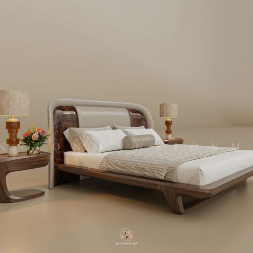 Alternative view of Giường ngủ gỗ óc chó G-M018