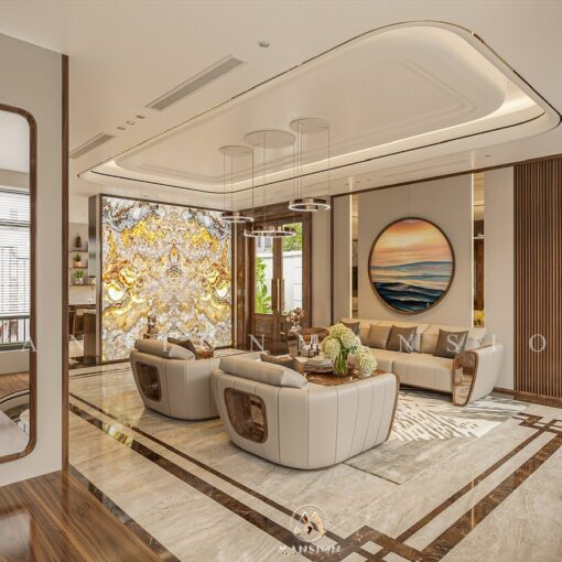 sofa gỗ óc chó sf-m037