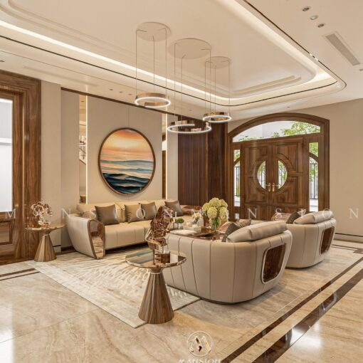 sofa gỗ óc chó sf-m037