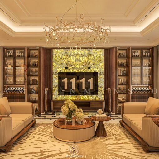 sofa gỗ óc chó sf-m040