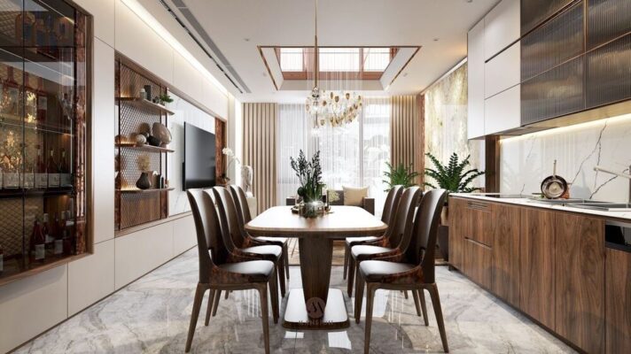 Lợi ích của việc thi công nội thất gỗ óc chó