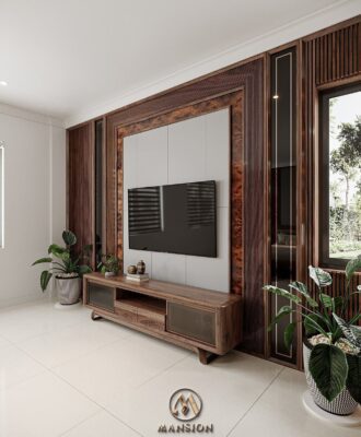 Dự án phòng làm việc nội thất gỗ óc chó