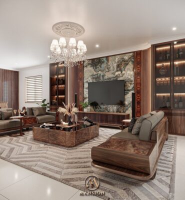 Thi công nội thất gỗ óc chó