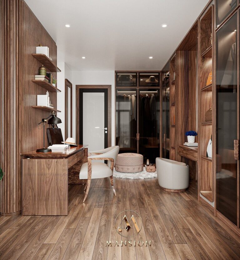 Thiết kế nội thất gỗ óc chó – Nội thất Mansion 2026