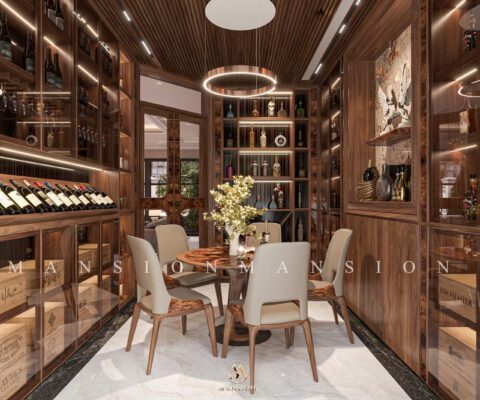 Nội thất gỗ óc chó hoàn - Nội thất Mansion cao cấp