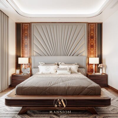 Giường ngủ gỗ óc chó nhập khẩu