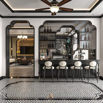 Dự án phong cách indochine nhà mrs Yến