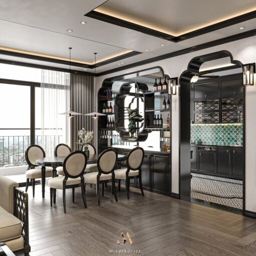 Dự án phong cách indochine nhà mrs Yến