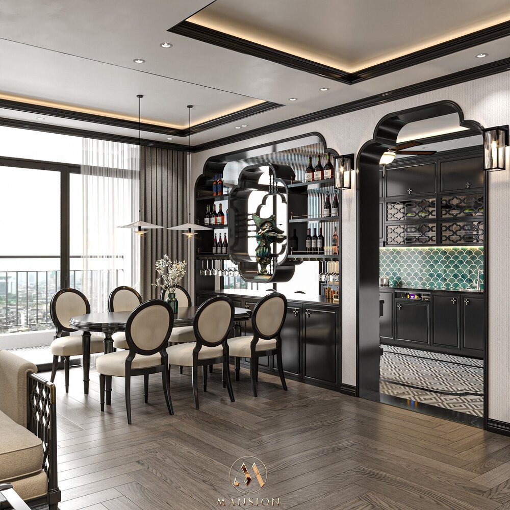 Dự án phong cách indochine nhà mrs Yến