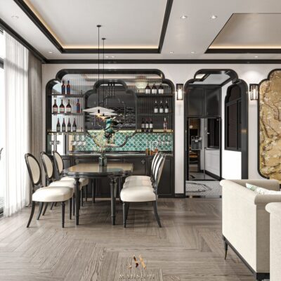 Dự án phong cách indochine nhà mrs Yến