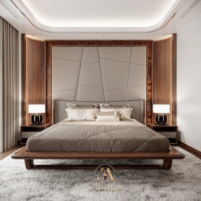 Giường ngủ gỗ óc chó - Nâng niu giấc ngủ Việt