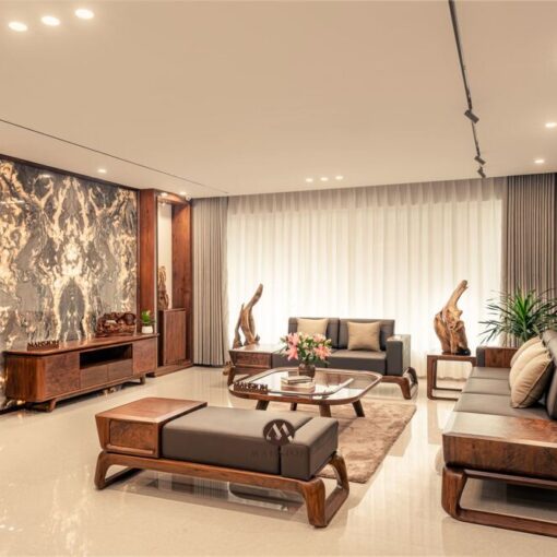 99+ mẫu sofa gỗ óc chó đẳng cấp