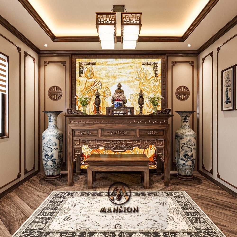 Thiết kế nội thất gỗ óc chó