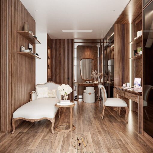 Bàn làm việc gỗ óc chó BLV-M003