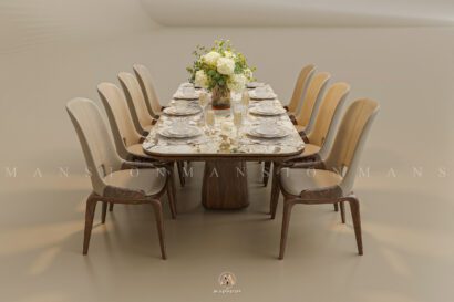 Bộ bàn ăn 6 ghế gỗ - Nội thất Mansion cao cấp