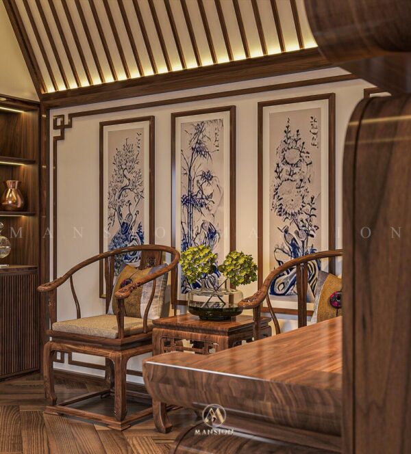 33+ Mẫu bàn thờ gỗ óc chó đẹp tốt cho phong thủy