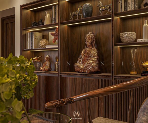 33+ Mẫu bàn thờ gỗ óc chó đẹp tốt cho phong thủy