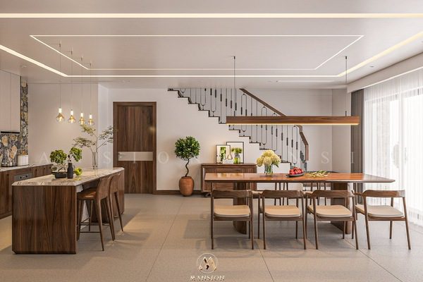 Các tông màu nội thất gỗ óc chó chuẩn