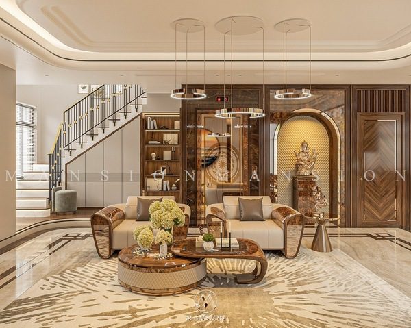 Đơn vị thiết kế thi công nội thất gỗ óc chó Mansion