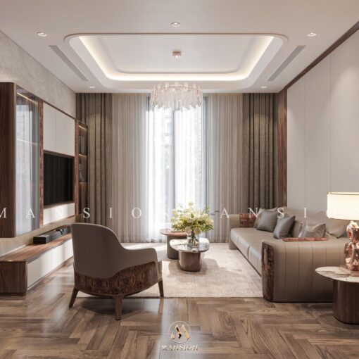 Alternative view of Kệ tivi gỗ óc chó KTV-M022