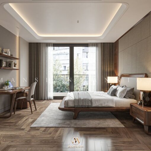 Bàn phấn gỗ óc chó BP-M011