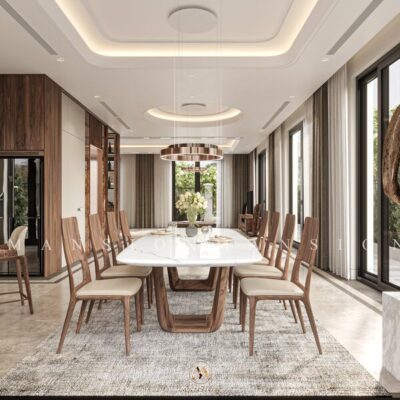 Ưu điểm khi chọn bộ bàn ăn 6 ghế gỗ óc chó