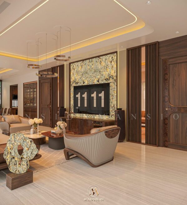 Các thiết kế phòng khách đẹp cho nhà ống