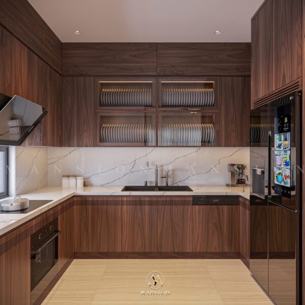 Hướng dẫn vệ sinh tủ bếp gỗ óc chó đúng cách cho mọi vết bẩn