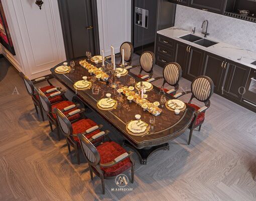 Thi công nội thất gỗ óc chó nhập khẩu