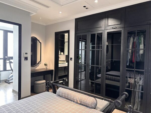 Thiết kế nội thất gỗ óc chó phòng ngủ – Sang trọng, ấm cúng và phong thủy đẹp