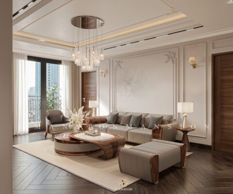 Báo giá thiết kế và thi công sofa gỗ óc chó