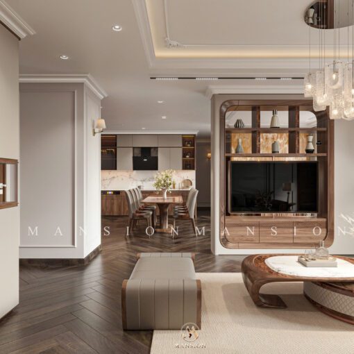 Kệ tivi gỗ óc chó KTV-M013