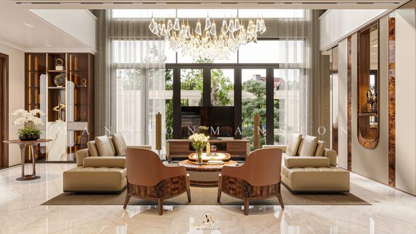 Bàn ghế gỗ óc chó phòng khách khoản đầu tư xứng đáng cho không gian sống tinh tế